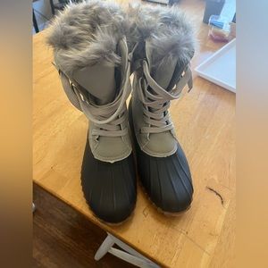 Faux boots